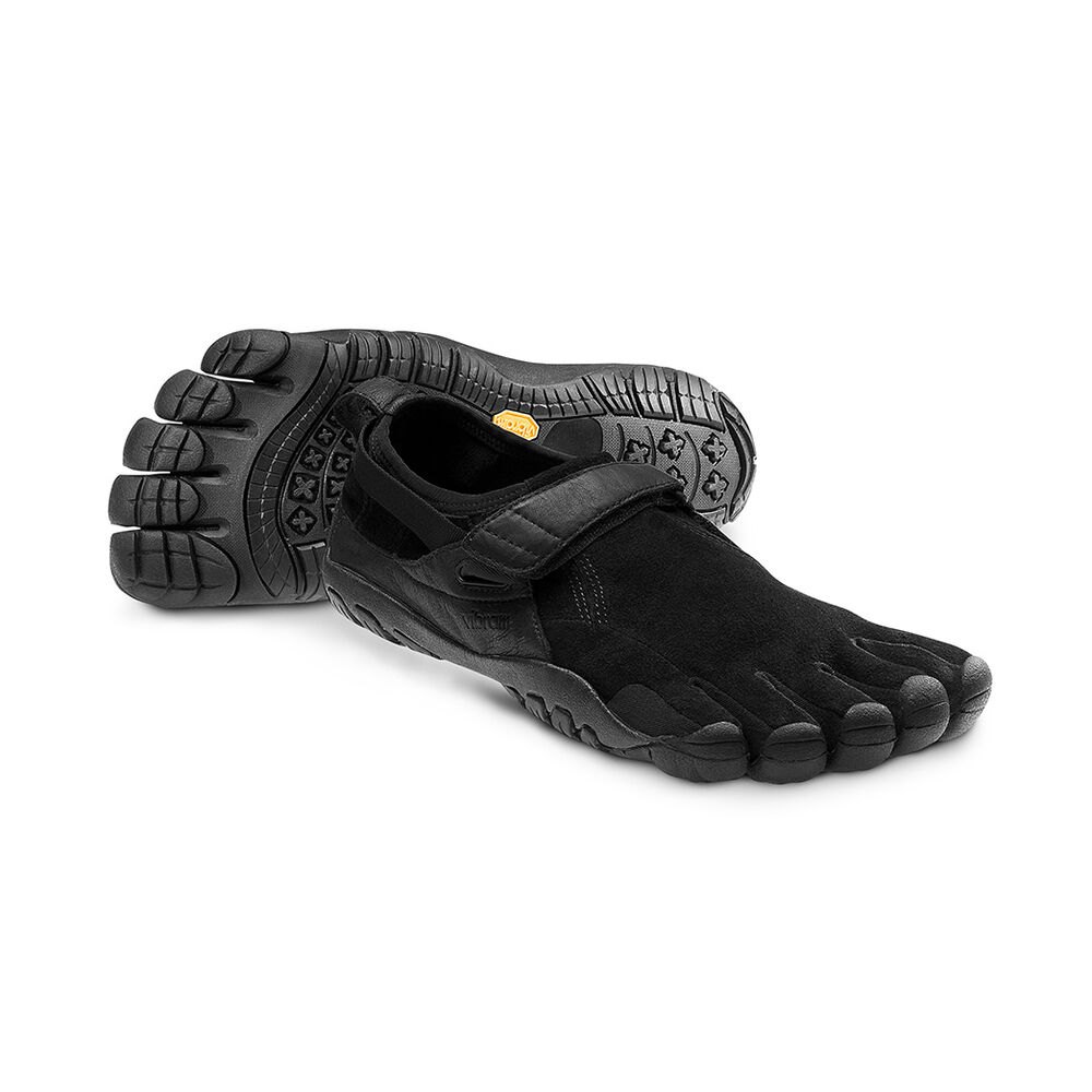 Vibram Five Fingers Womens KSO Trek - Trail Shoes Black - EJA823957